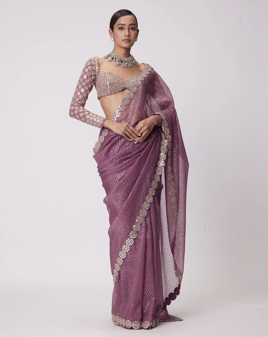 PARTY WEAR WEDDING SAREE MIRROR WORK SAREE WHOLESALE RATE AT GEELAN FASHION SURAT