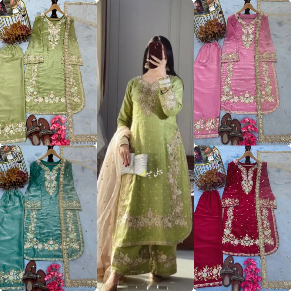 PAKISTANI READYMADE SUITS ONLINE WHOLESALE RATE AT GEELAN FASHION SURAT