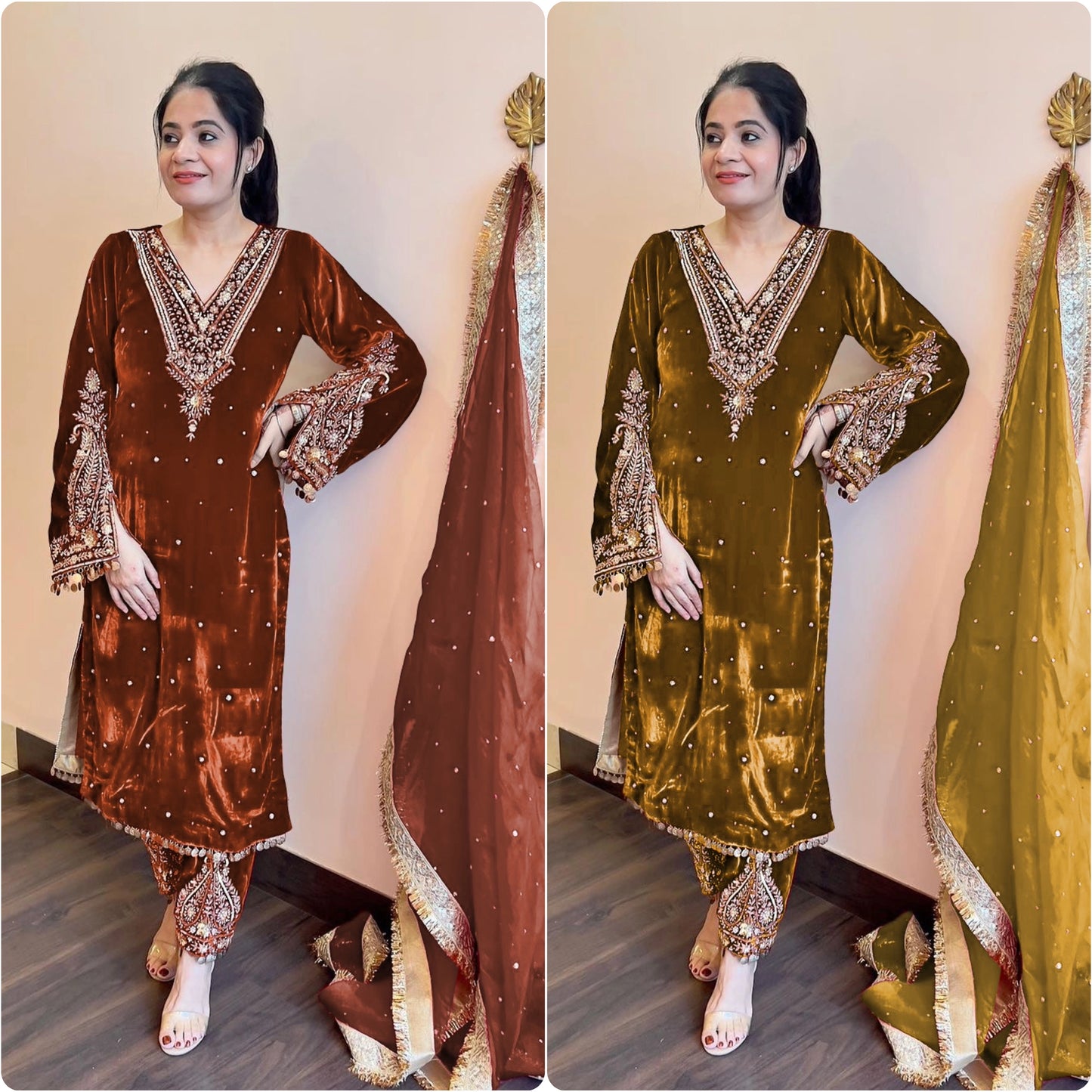 VELVET READYMADE COLLECTION WHOELSALE RATE AT SUART GEELAN FASHION
