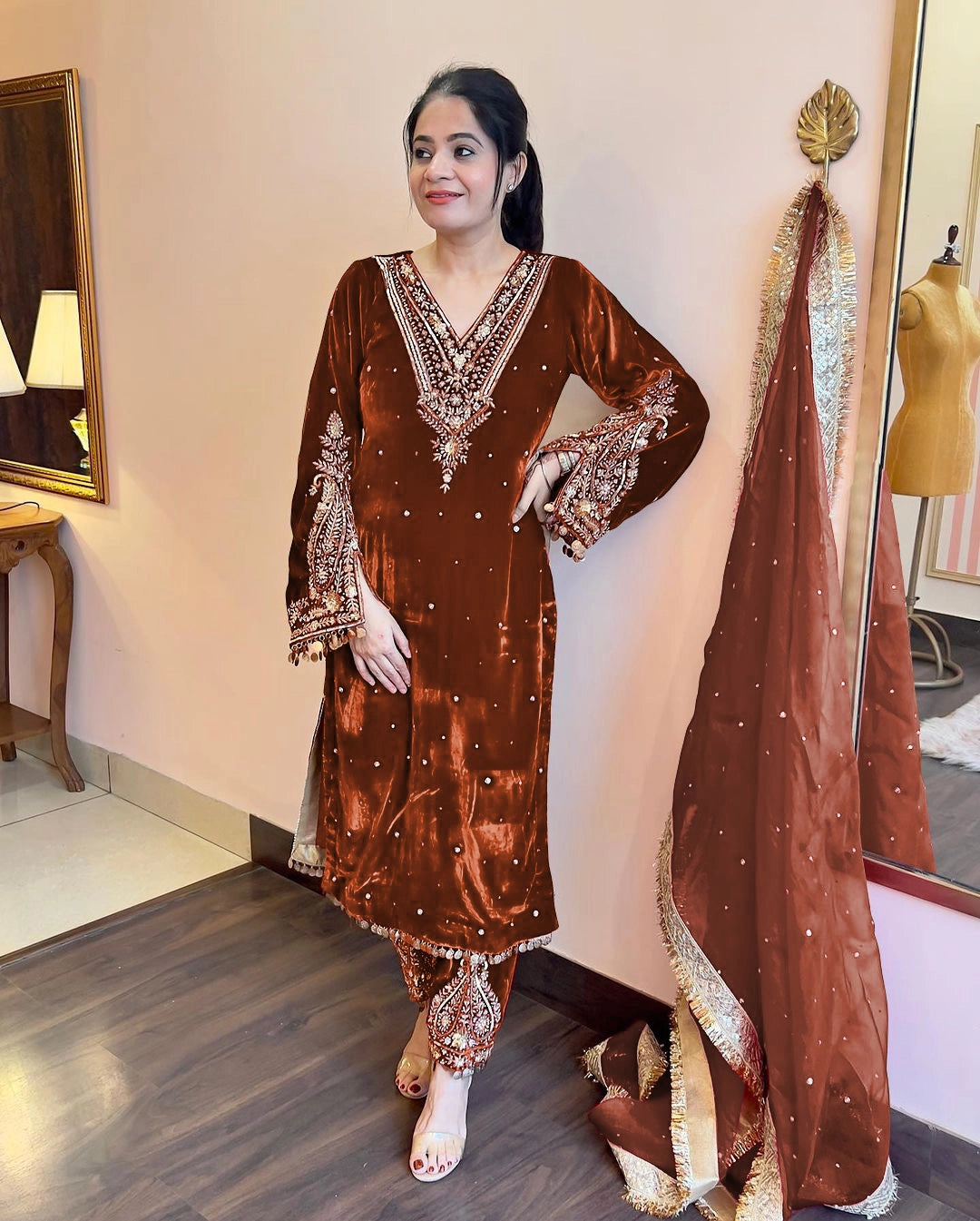 VELVET READYMADE COLLECTION WHOELSALE RATE AT SUART GEELAN FASHION