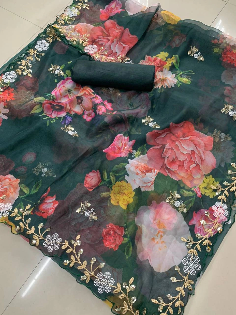 ORGANZA SAREE WHOELSALE RATE