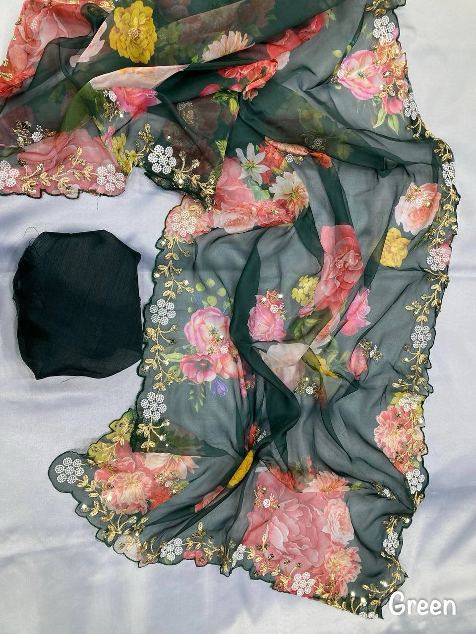 ORGANZA SAREE WHOELSALE RATE