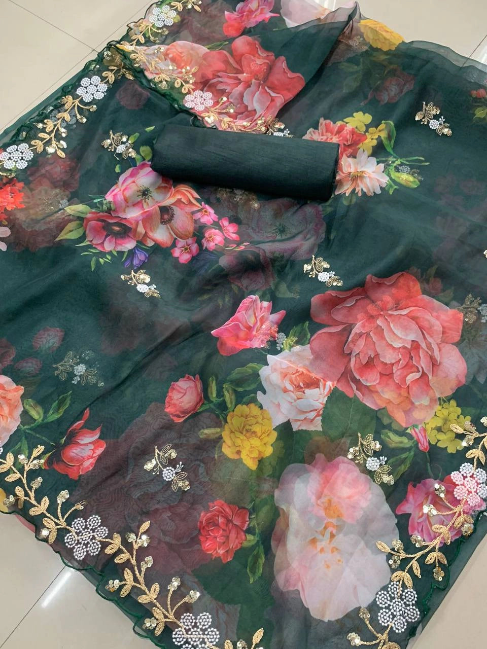 ORGANZA SAREE WHOELSALE RATE