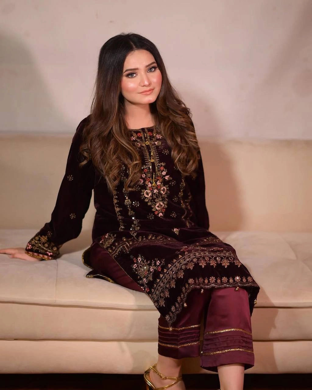 VELVET WINTER COLLECTION READYMADE SHALWAR SUIT WHOLESALE