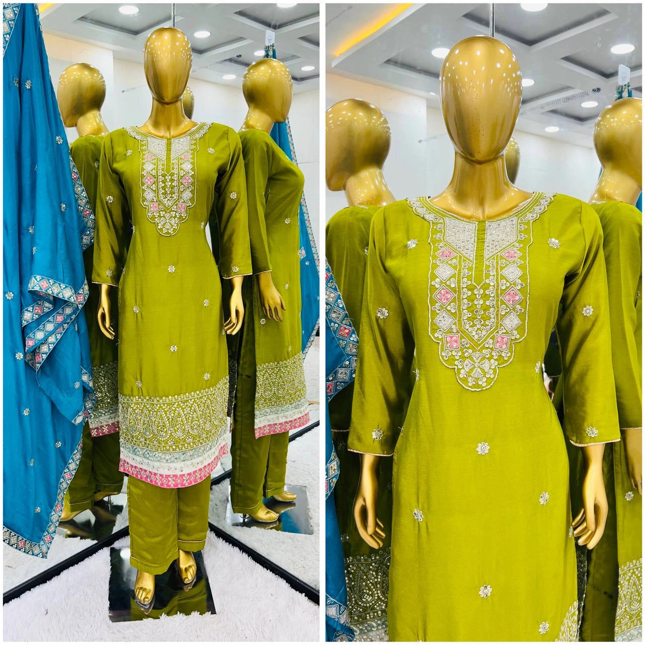 PARTY WEAR SHALWAR SUIT WHOLESALE RATE AT GEELAN FASHION SURAT