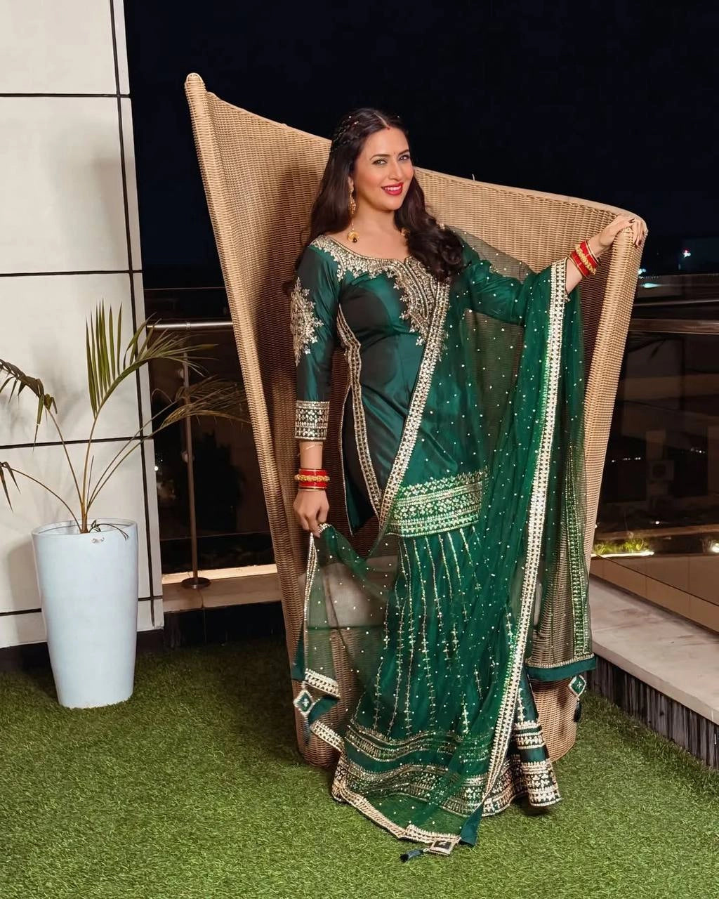 NEW PARTY WEAR CHINNON SILK SHALWAR SUIT WHOLESALE RATE AT GEELAN FASHION SURAT