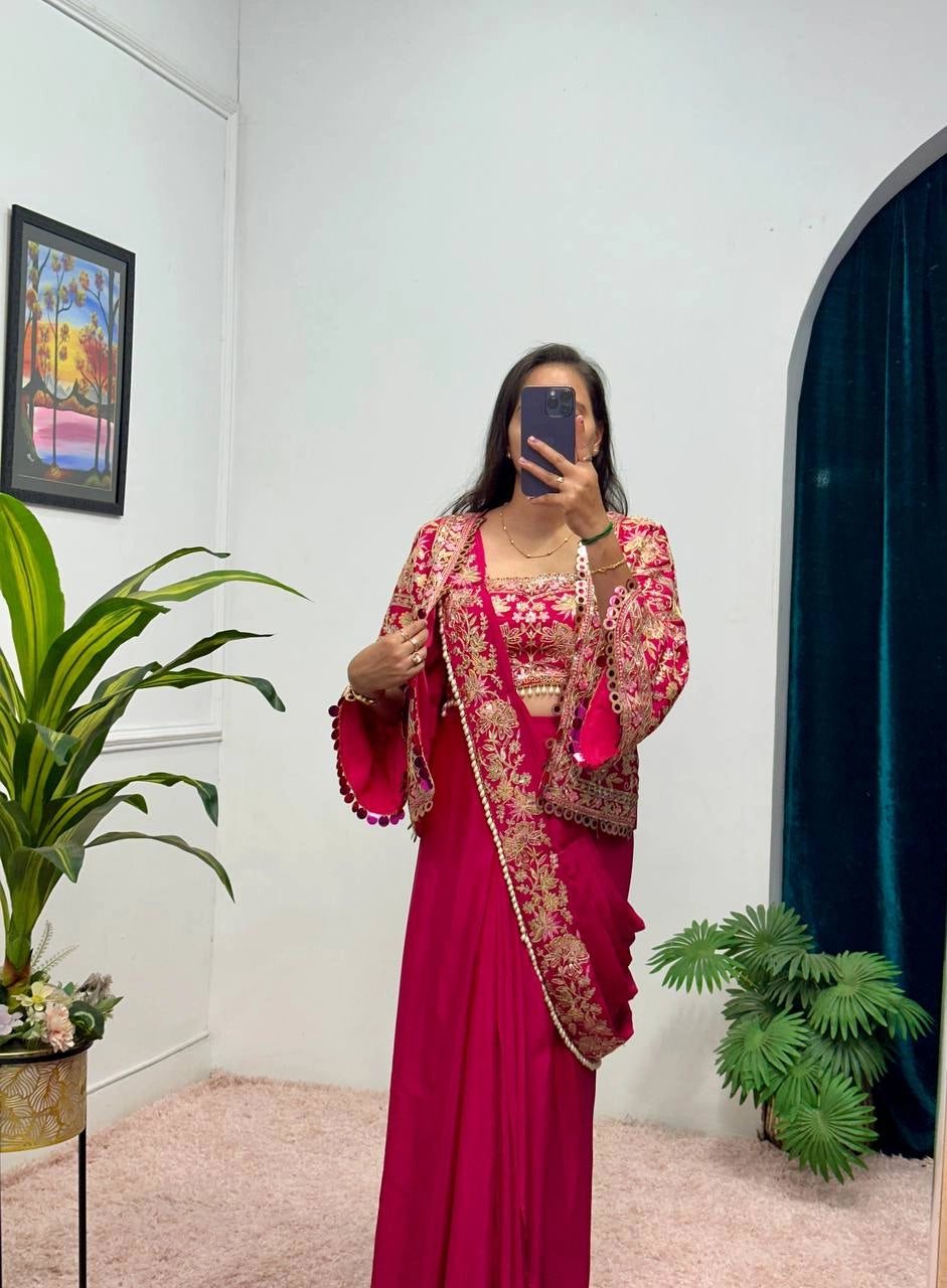 READY MADE PARTY WEAR SAREE COLLECTION WHOLESALE RATE AT GEELAN FASHION SURAT