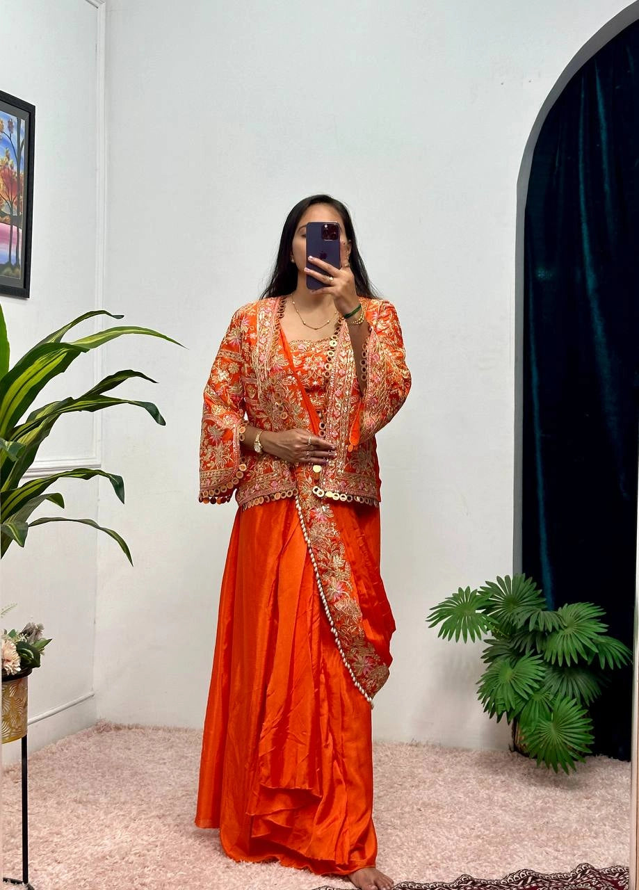 READY MADE PARTY WEAR SAREE COLLECTION WHOLESALE RATE AT GEELAN FASHION SURAT