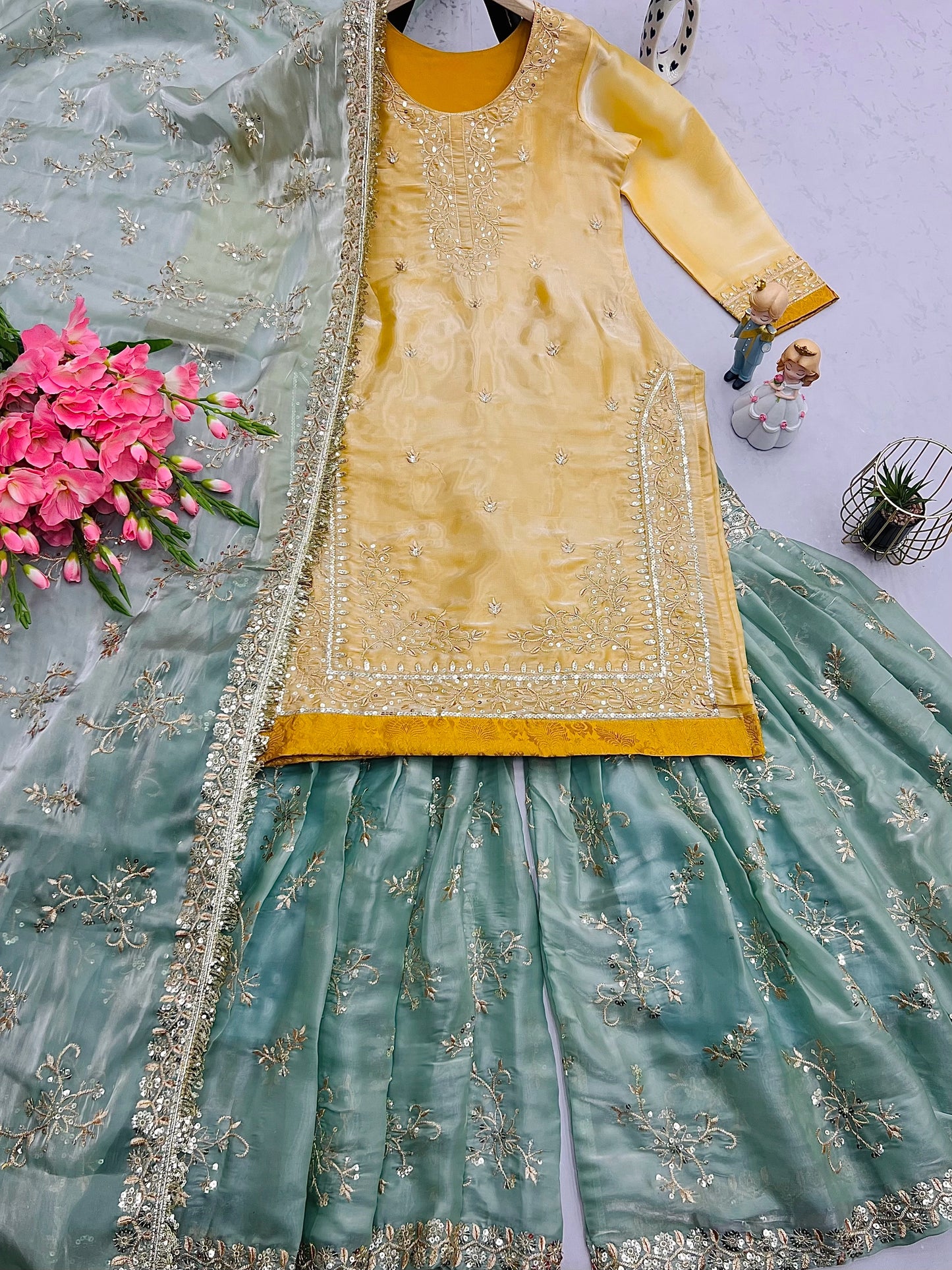 JIMMI CHOO ORGANZA PAKISTANI DRESSES WHOLESALE