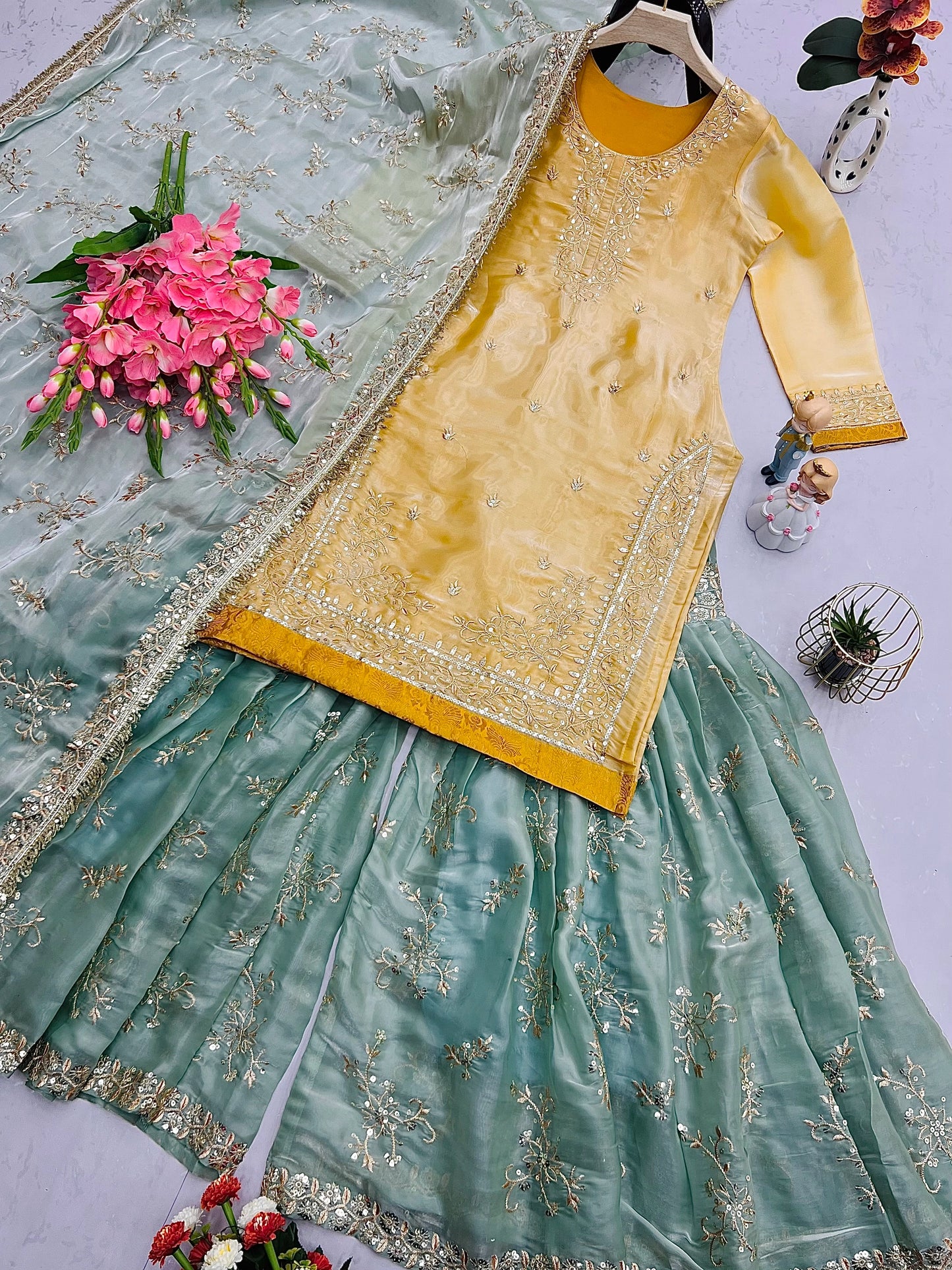 JIMMI CHOO ORGANZA PAKISTANI DRESSES WHOLESALE