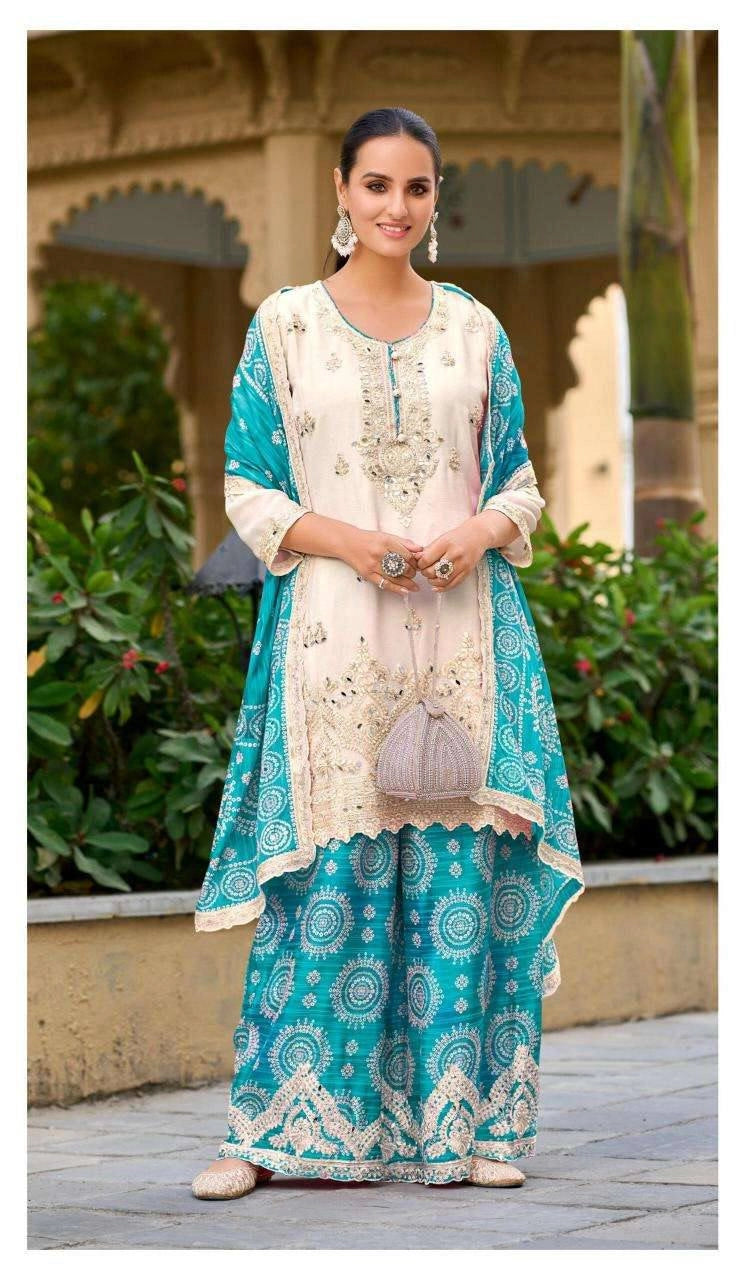 NEW PARTY WEAR SHARARA WHOLESALE RATE AT GEELAN FASHION SURAT
