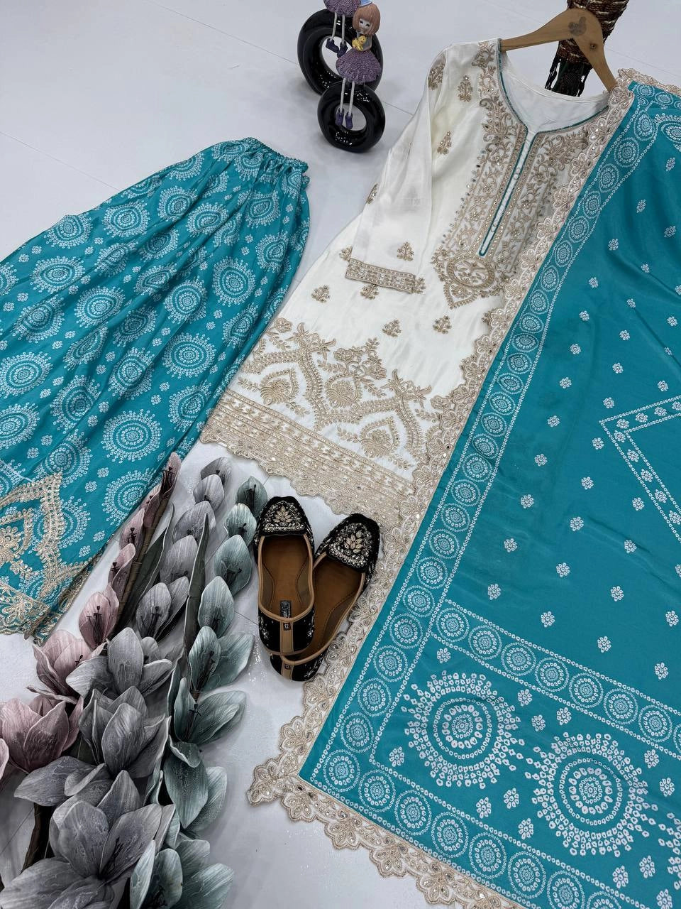 NEW PARTY WEAR SHARARA WHOLESALE RATE AT GEELAN FASHION SURAT