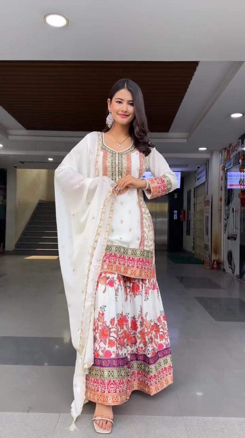 DESIGNER PARTY WEAR SUIT WHOLESALE DEALER SURAT GEELAN FASHION SURAT
