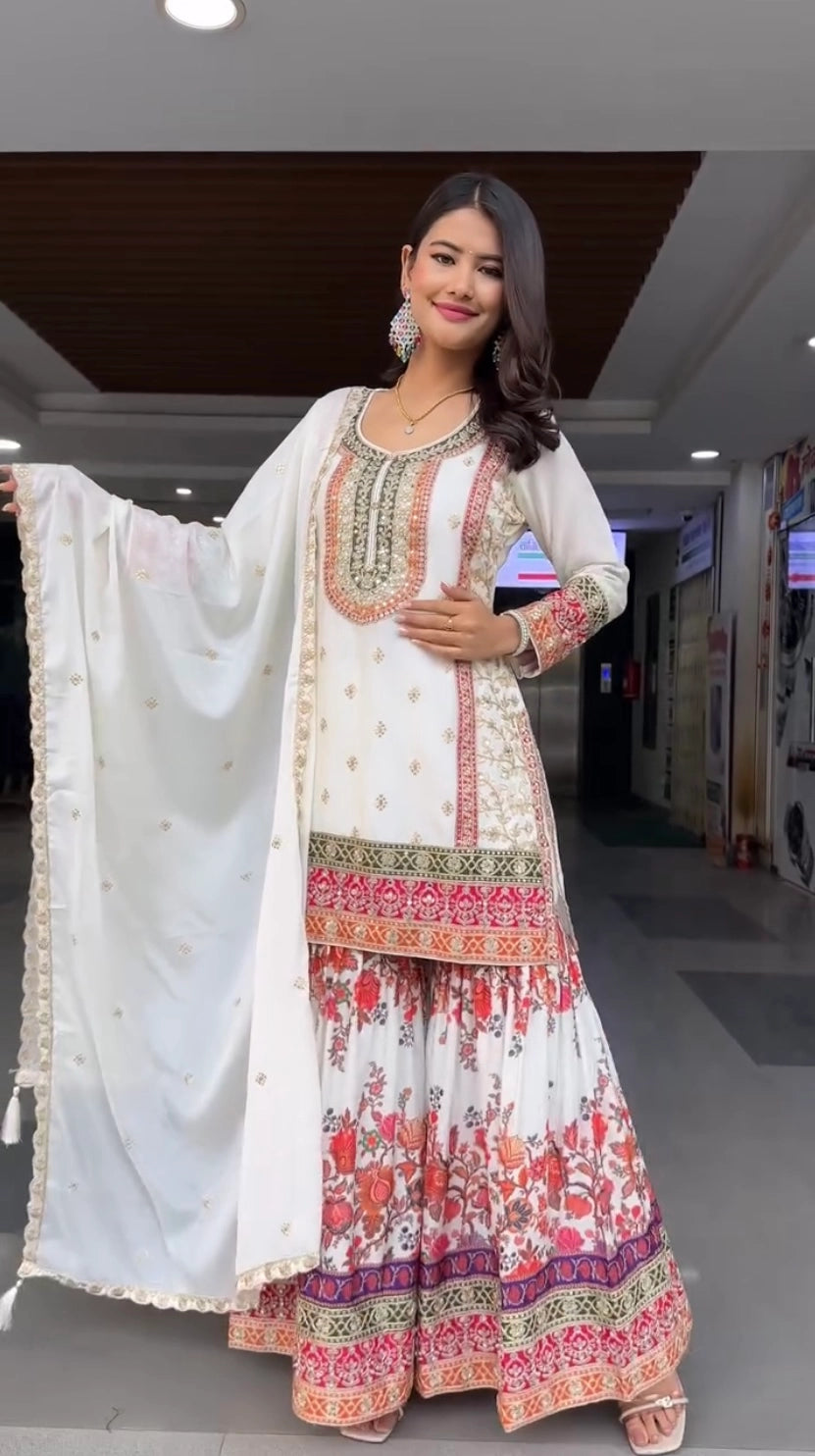 DESIGNER PARTY WEAR SUIT WHOLESALE DEALER SURAT GEELAN FASHION SURAT