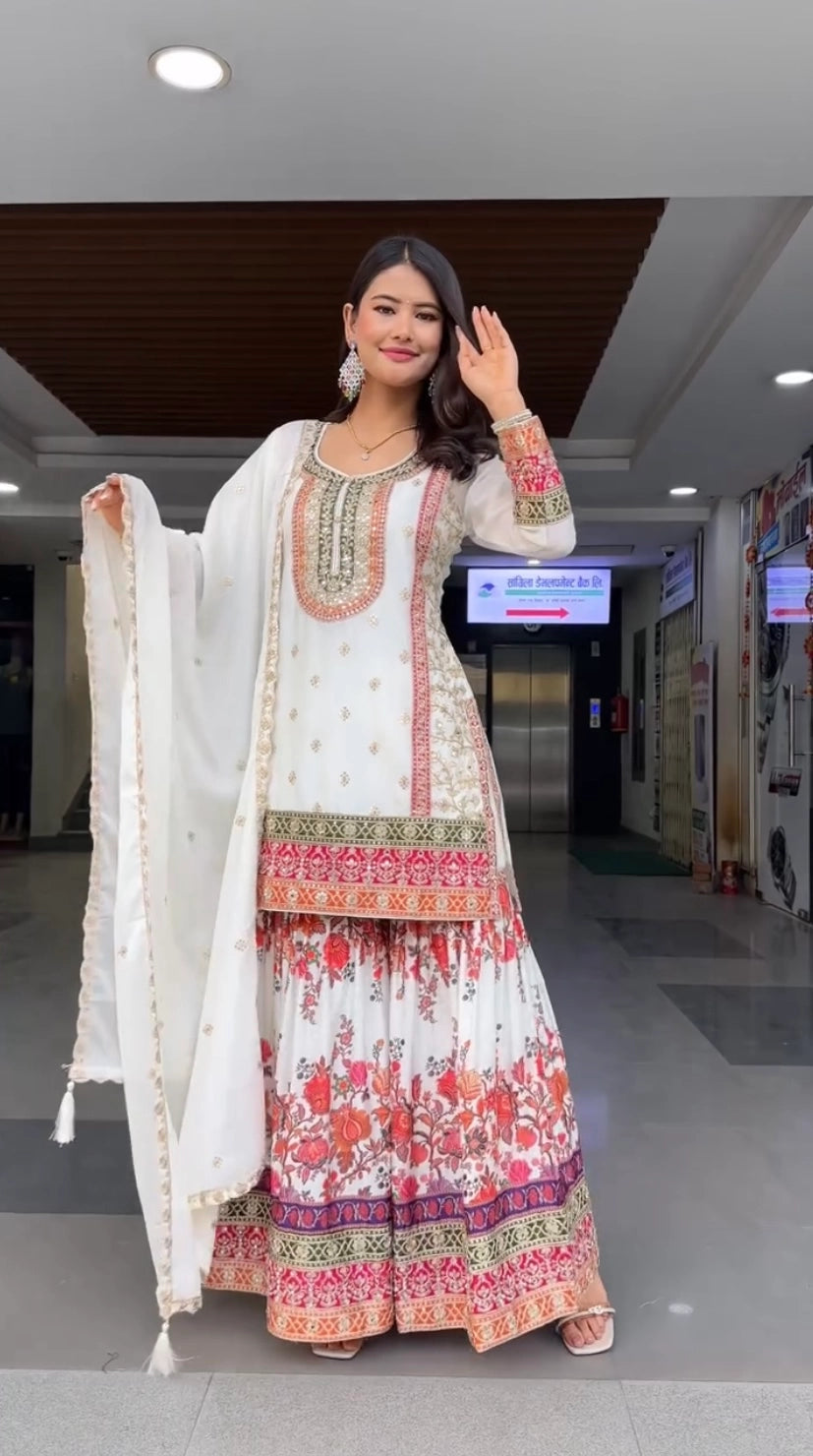 DESIGNER PARTY WEAR SUIT WHOLESALE DEALER SURAT GEELAN FASHION SURAT