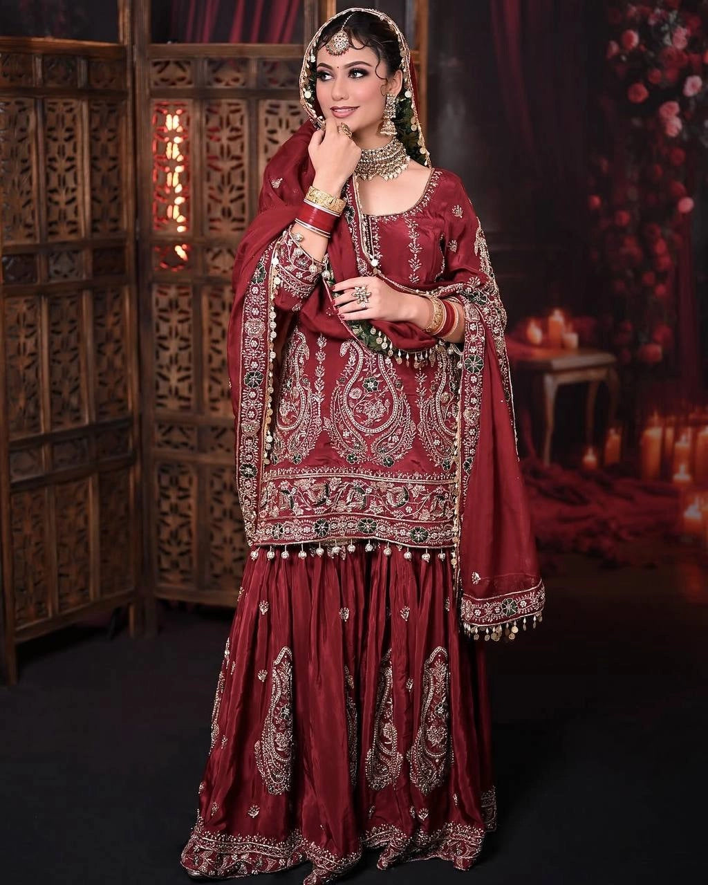 PARTY WEAR SHALWAR SUITS GHARARA SUITS WHOLESALE RATE AT GEELAN FASHION SURAT