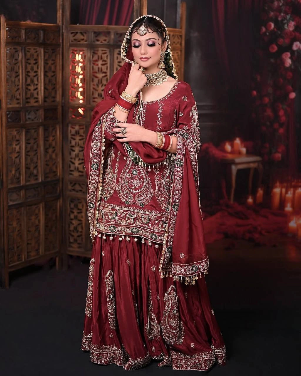 PARTY WEAR SHALWAR SUITS GHARARA SUITS WHOLESALE RATE AT GEELAN FASHION SURAT