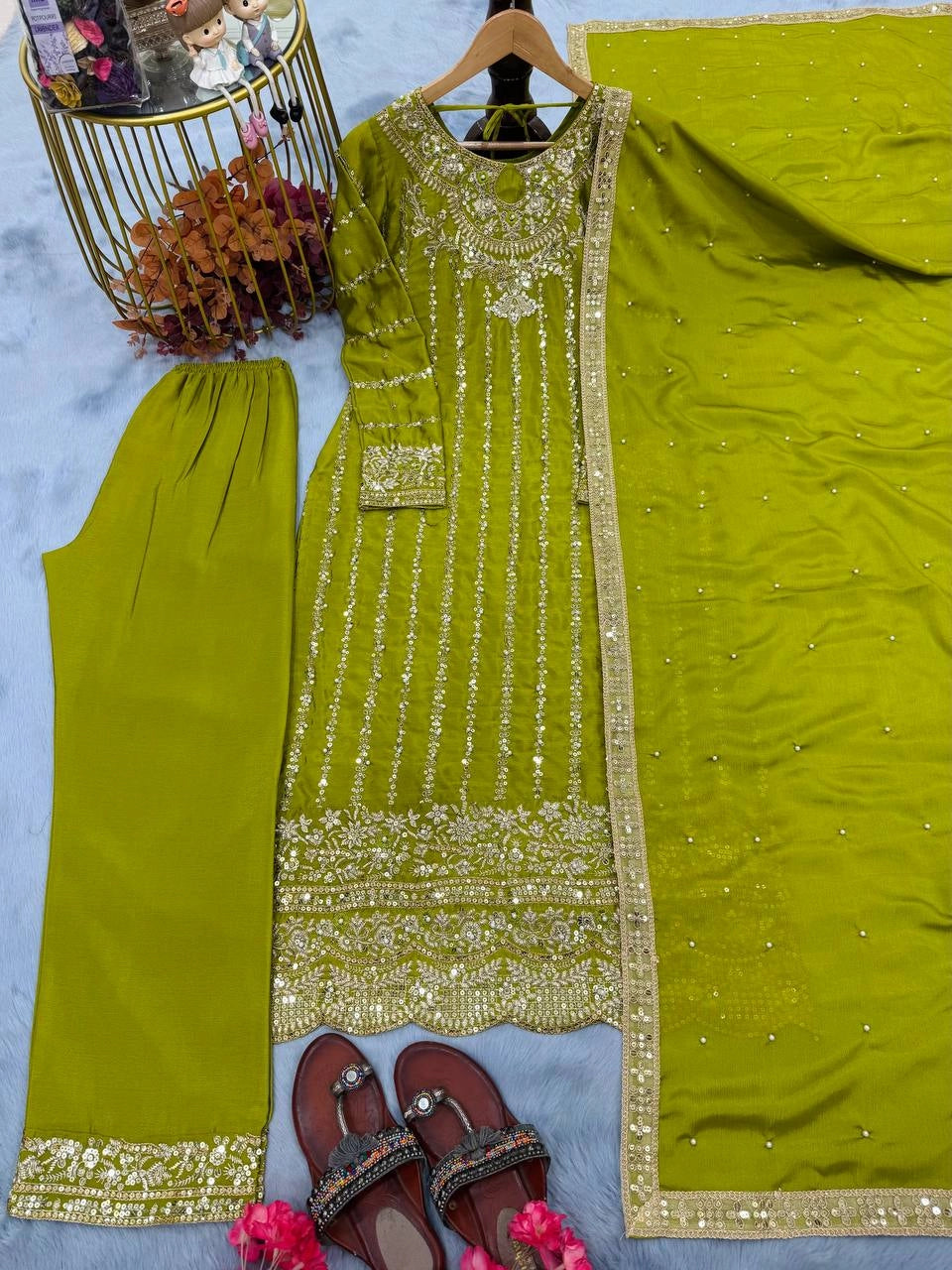 PAKISTANI STRAIGHT SHALWAR SUITS WHOLESALE