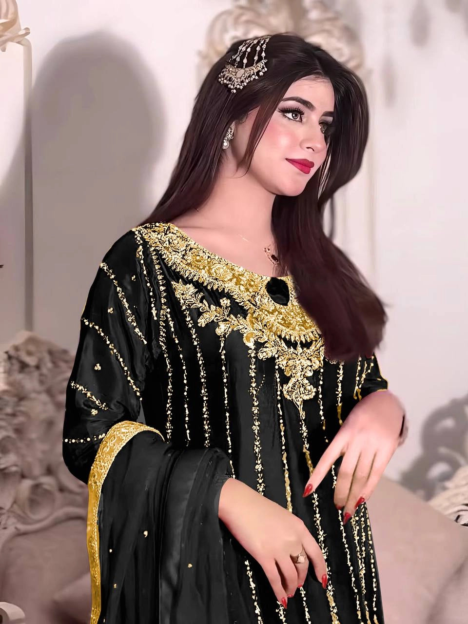 PAKISTANI STRAIGHT SHALWAR SUITS WHOLESALE