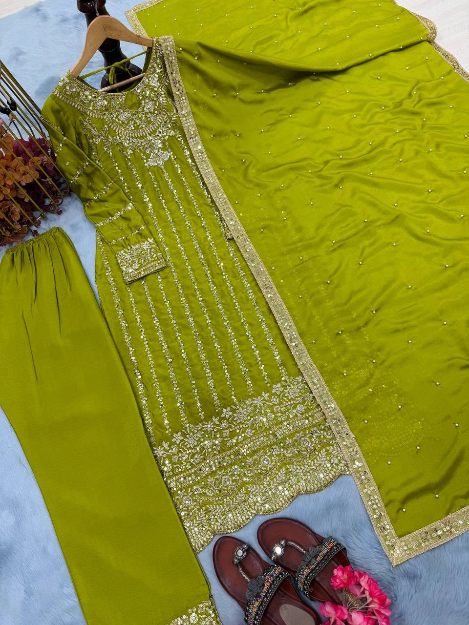 PAKISTANI STRAIGHT SHALWAR SUITS WHOLESALE