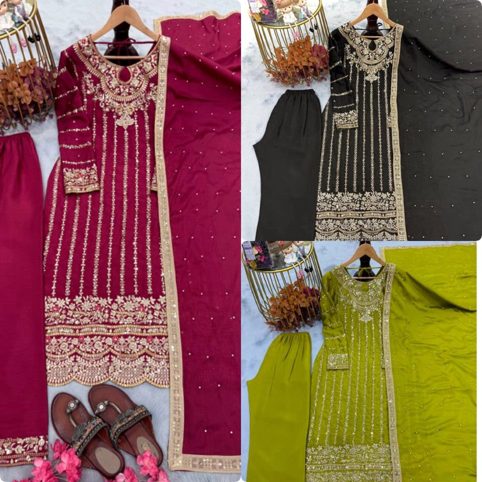 PAKISTANI STRAIGHT SHALWAR SUITS WHOLESALE