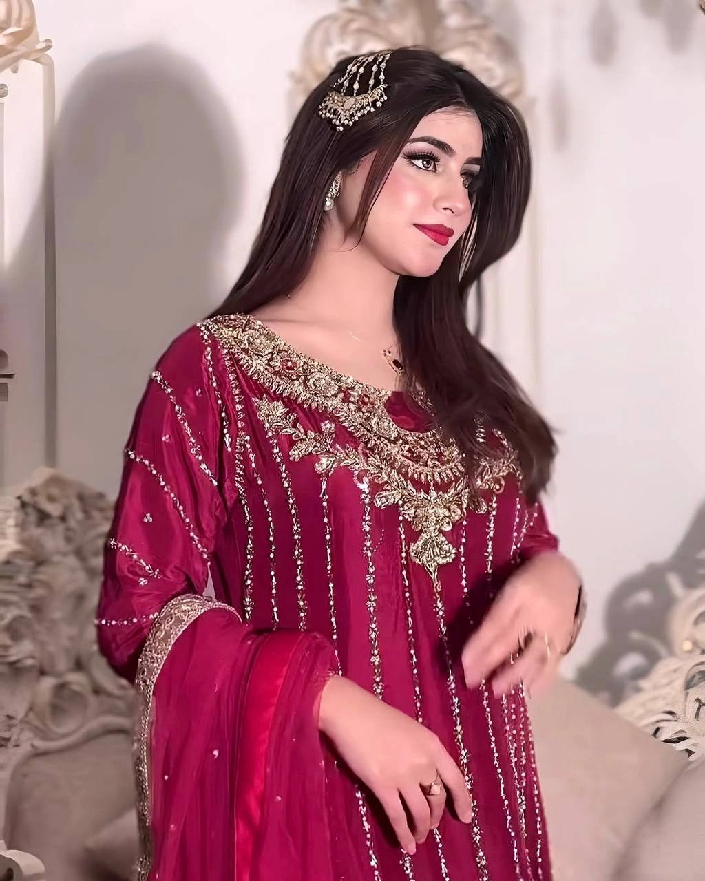 PAKISTANI STRAIGHT SHALWAR SUITS WHOLESALE