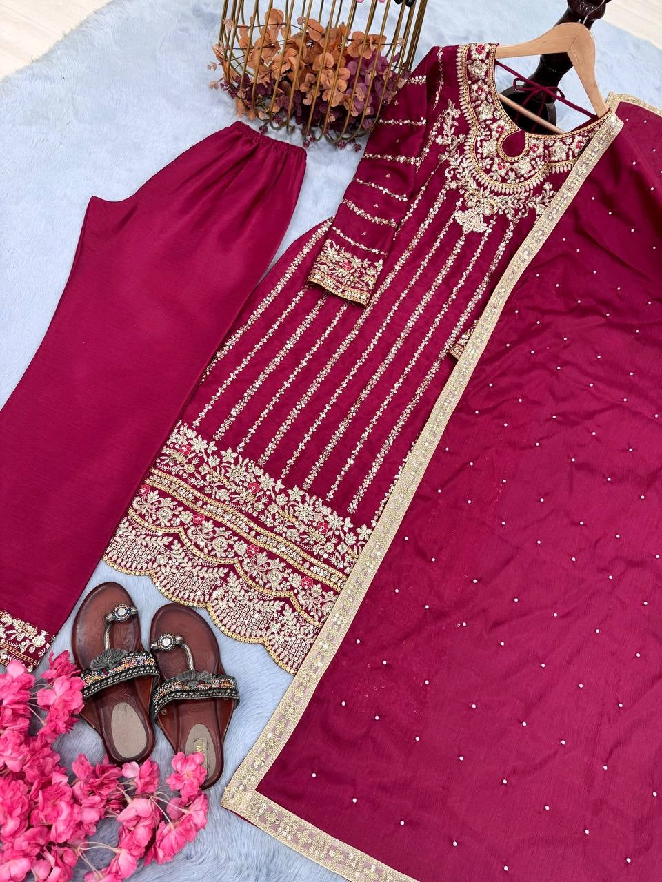 PAKISTANI STRAIGHT SHALWAR SUITS WHOLESALE