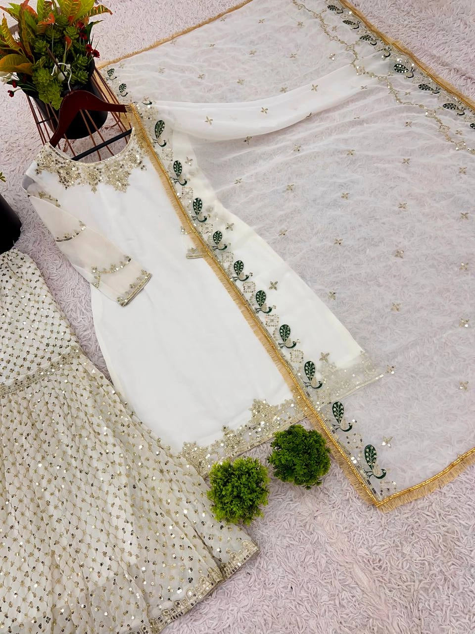 GHARARA SUITS WHOLESALE RATE AT GEELAN FASHION SURAT