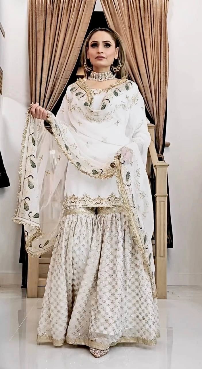 GHARARA SUITS WHOLESALE RATE AT GEELAN FASHION SURAT