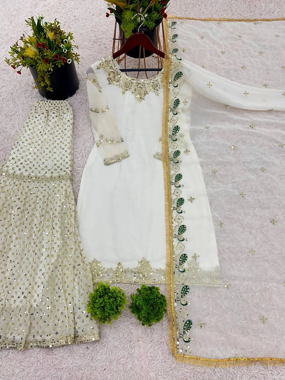 GHARARA SUITS WHOLESALE RATE AT GEELAN FASHION SURAT