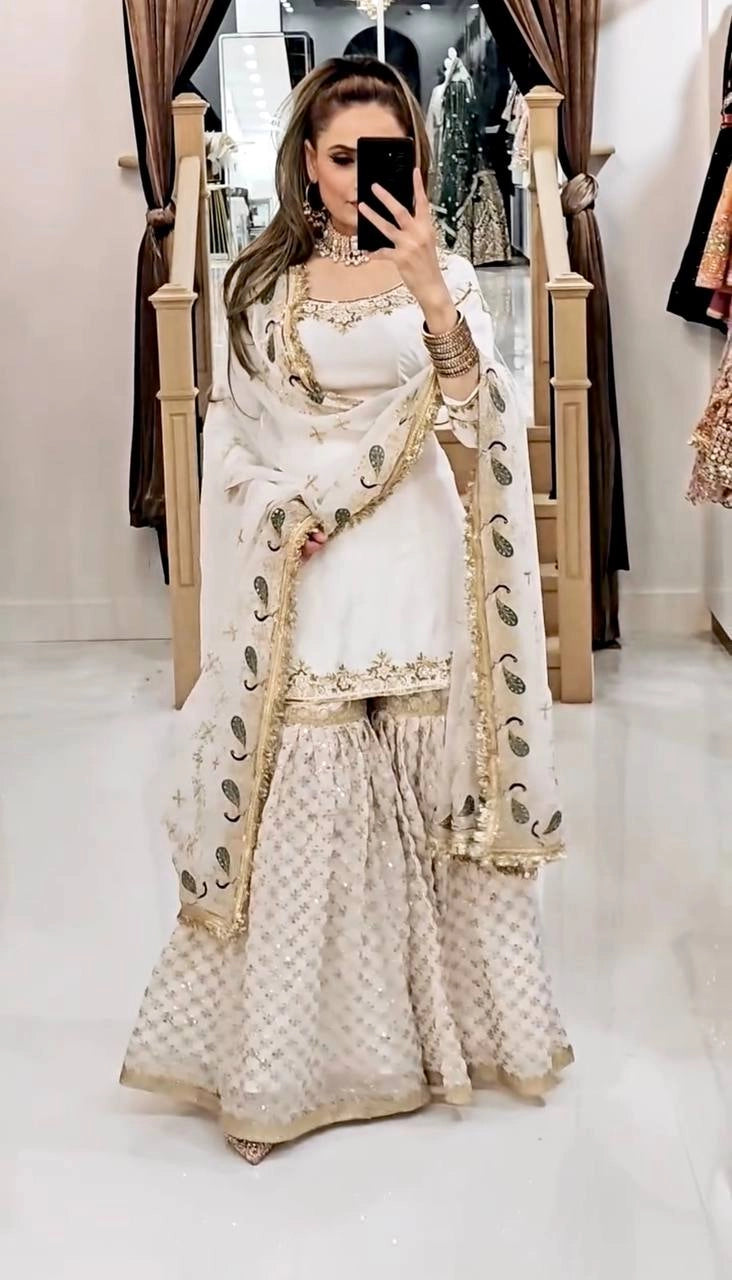 GHARARA SUITS WHOLESALE RATE AT GEELAN FASHION SURAT