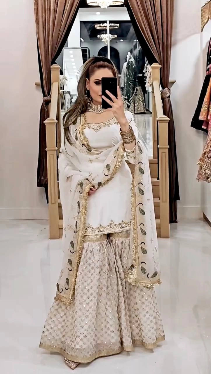 GHARARA SUITS WHOLESALE RATE AT GEELAN FASHION SURAT