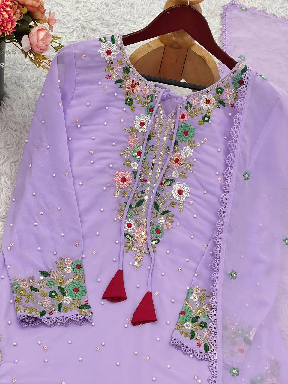 EMBROIDERED PAKISTANI SUITS WHOLESALE RATE AT GEELAN FASHION SURAT