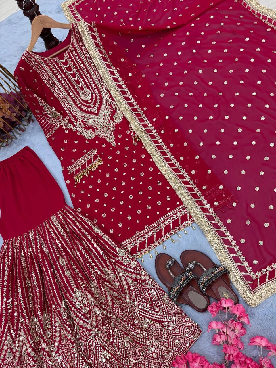 LATEST PAKISTAN GHARARA & SHARARA SUITS 2025 ā TRENDY DESIGNER STYLES