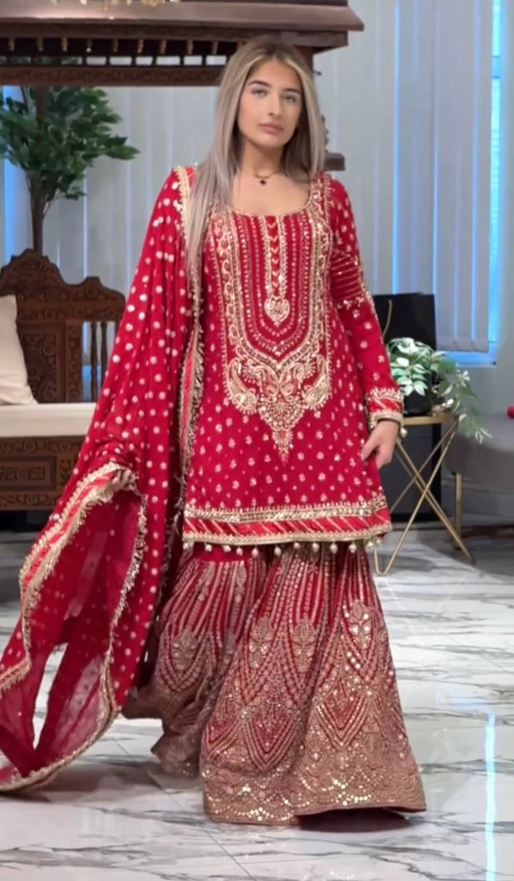 LATEST PAKISTAN GHARARA & SHARARA SUITS 2025 ā TRENDY DESIGNER STYLES