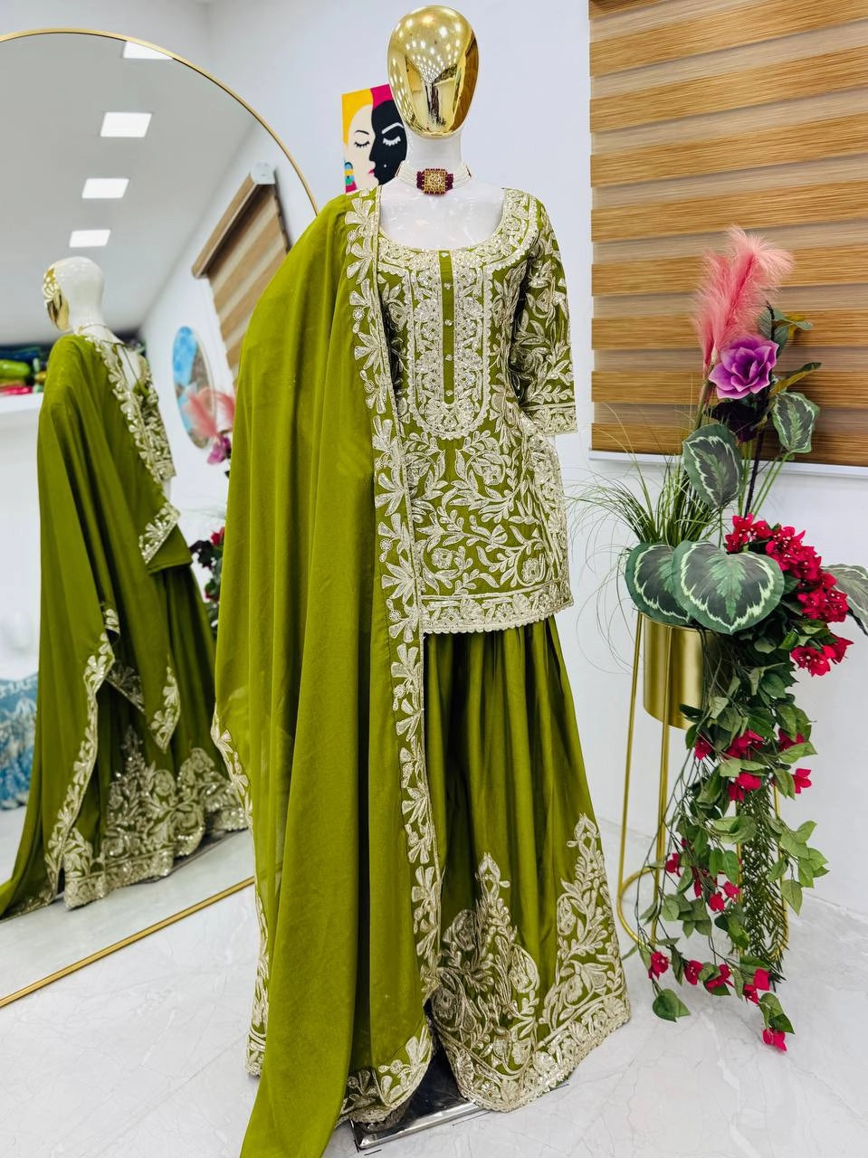 LUXURY BRIDAL & PARTY WEAR EMBROIDERED LEHENGA SET – DESIGNER HEAVY WORK FOR WEDDING & FESTIVE SEASON"