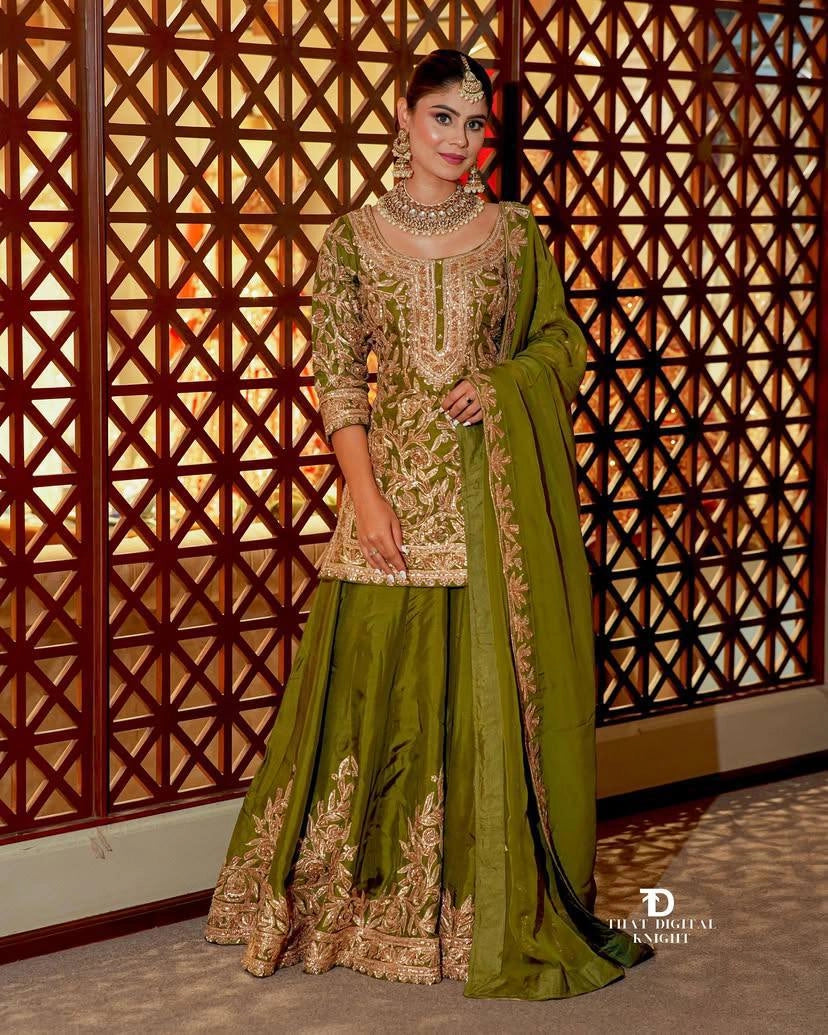 LUXURY BRIDAL & PARTY WEAR EMBROIDERED LEHENGA SET – DESIGNER HEAVY WORK FOR WEDDING & FESTIVE SEASON"