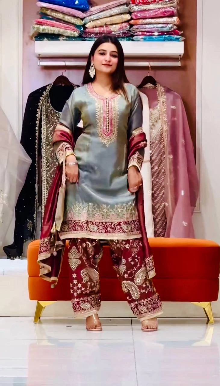 DESIGNER GMY SILK COLLECTION WITH PURSE WHOLESALE RATE AT GEELAN FASHION SURAT