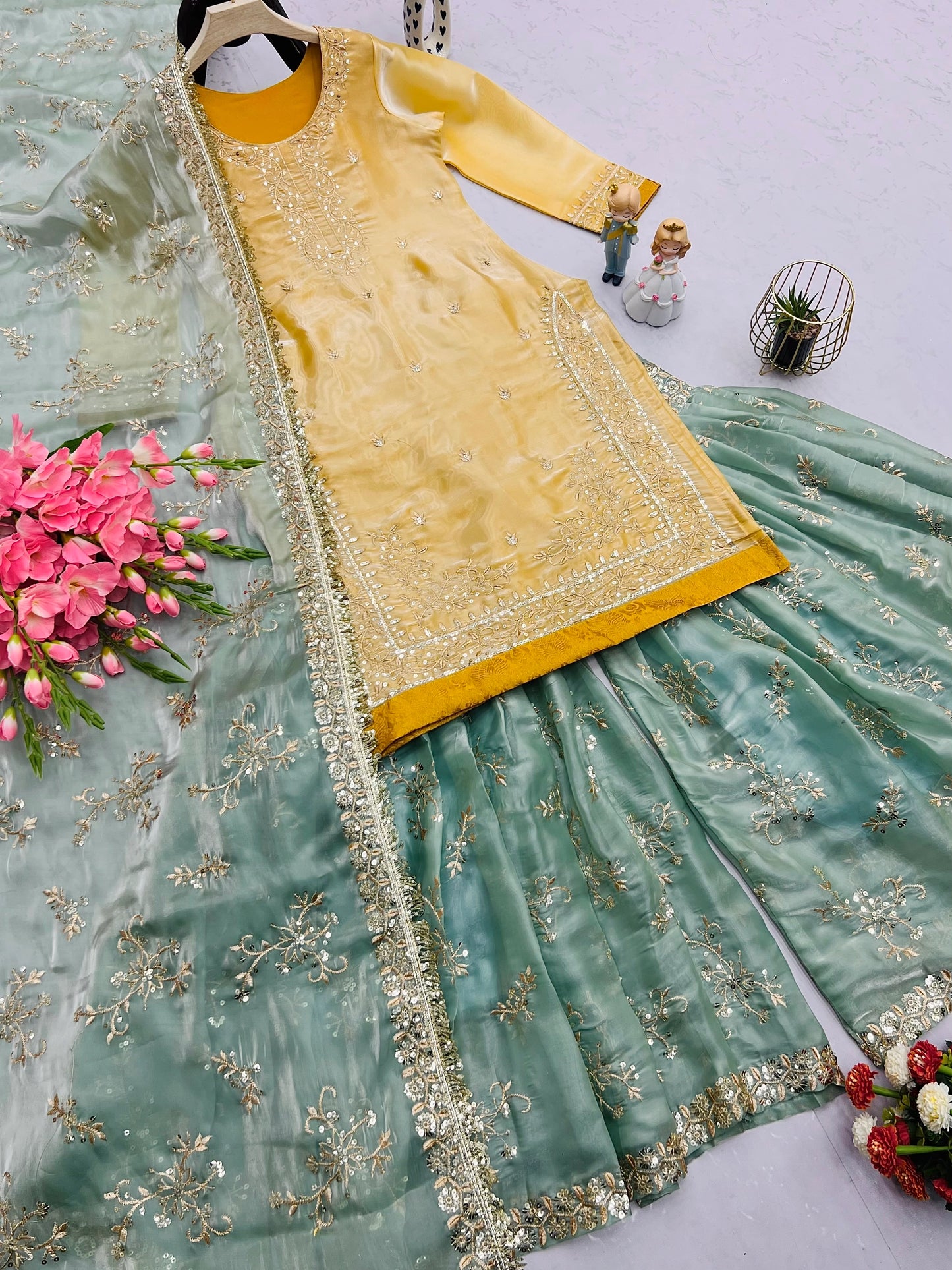 JIMMI CHOO ORGANZA PAKISTANI DRESSES WHOLESALE