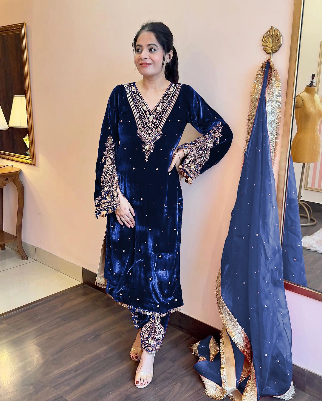 VELVET READYMADE COLLECTION WHOELSALE RATE AT SUART GEELAN FASHION