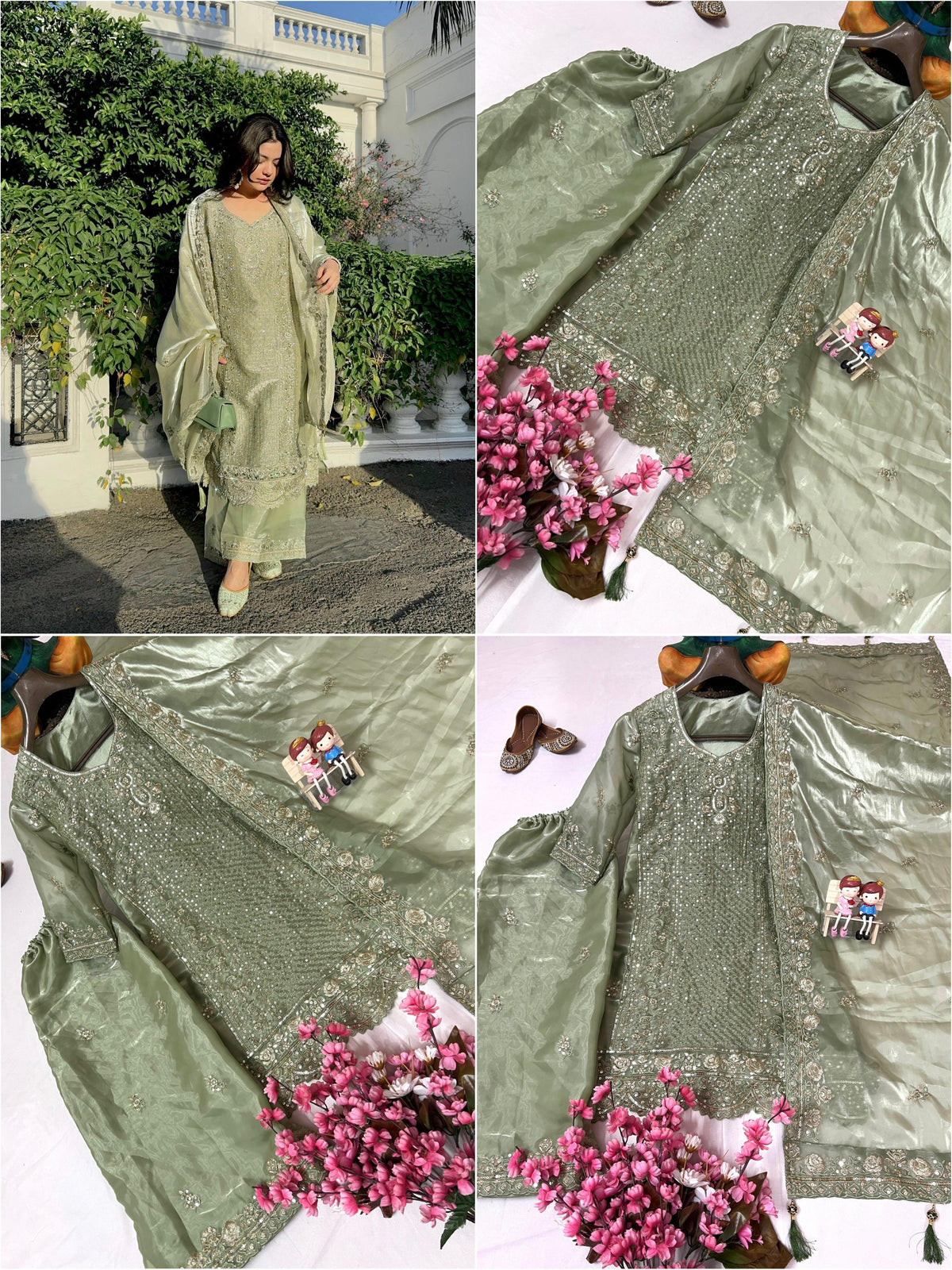 ENHANCE THE BEAUTY OF YOUR WARDROBE WITH THIS NEWLY LAUNCHED KURTI-PLAZZO SET WHOLESALE GEELAN FASHION SURAT