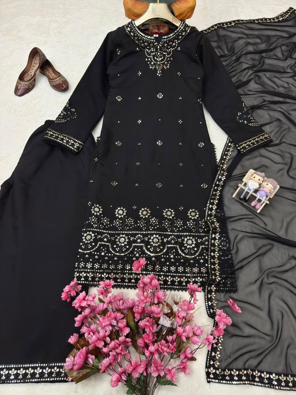 ENHANCE THE BEAUTY OF YOUR WARDROBE WITH OUR NEWLY LAUNCHED PREMIUM KURTI, PALAZZO & DUPATTA SET. WHOLESALE GEELAN FASHION SURAT