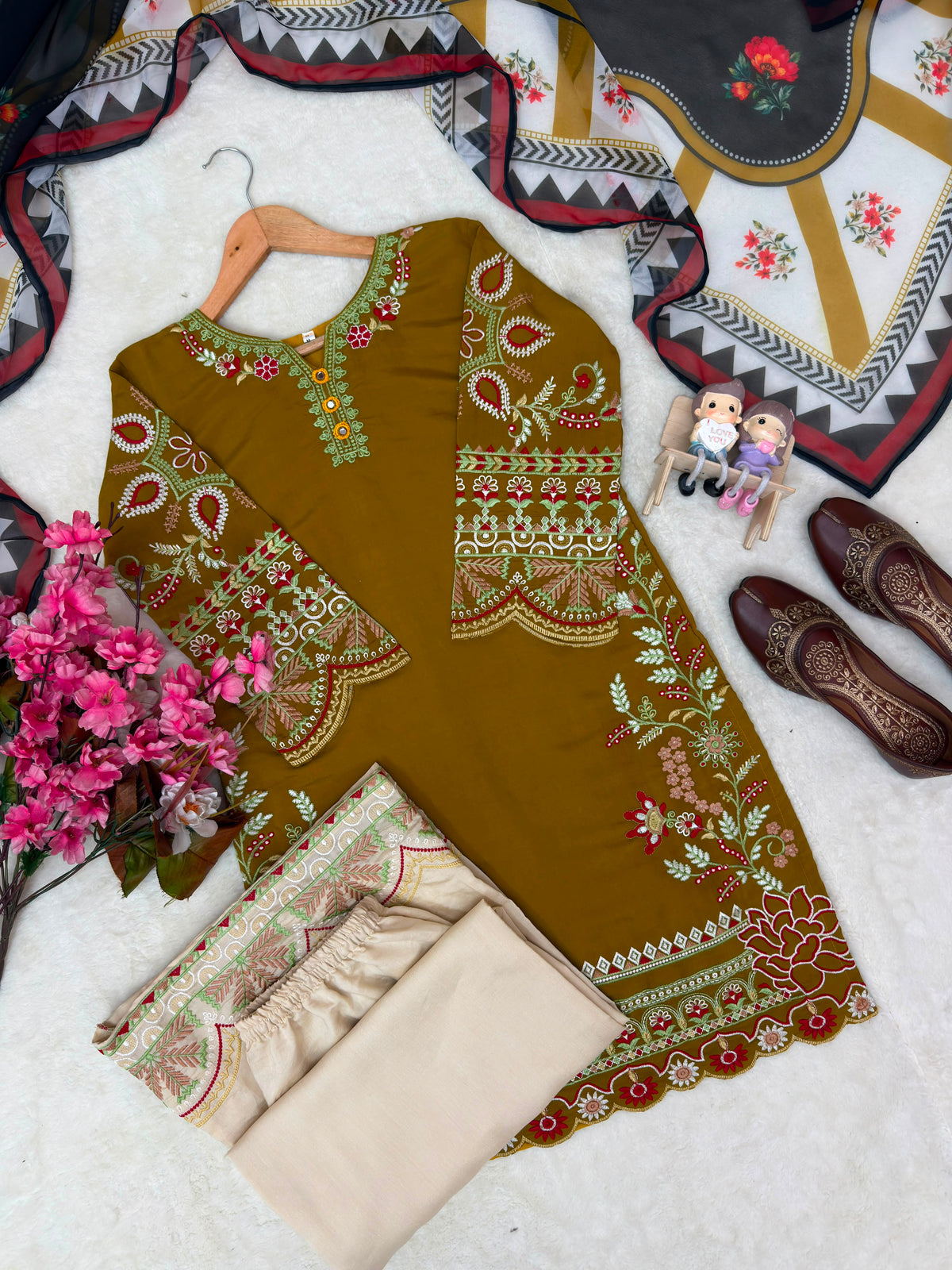 ENHANCE THE BEAUTY OF YOUR WARDROBE WITH THIS NEWLY LAUNCHED KURTI & PLAZZO SET💐 WHOLESALE GEELAN FASHION SURAT