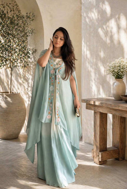 NEW SUPER TRENDING PARTY WEAR SHRUG WITH LEHENGA WHOLESALE GEELAN FASHION SURAT