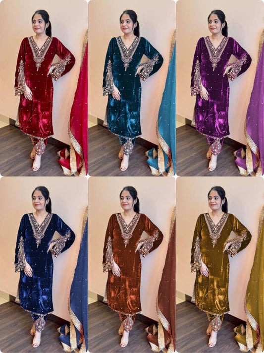 VELVET READYMADE COLLECTION WHOELSALE RATE AT SUART GEELAN FASHION