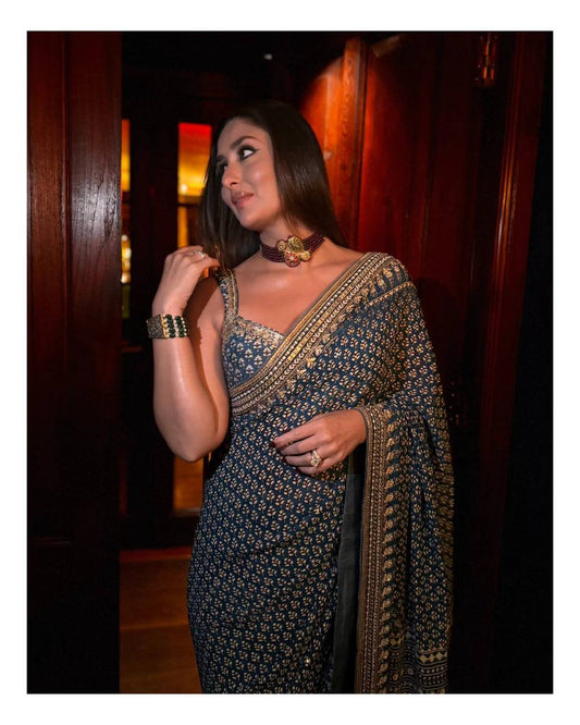 BOLLYWOOD STYLE DESIGNER SAREE COLLECTION WHOLESALE GEELAN FASHION SURAT