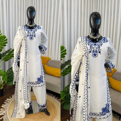 STEP INTO EFFORTLESS CHARM WITH OUR EXCLUSIVE 3-PIECE SET – CRAFTED FOR COMFORT, STITCHED WITH GRACE WHOLESALE GEELAN FASHION SURAT