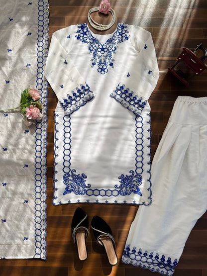 STEP INTO EFFORTLESS CHARM WITH OUR EXCLUSIVE 3-PIECE SET – CRAFTED FOR COMFORT, STITCHED WITH GRACE WHOLESALE GEELAN FASHION SURAT