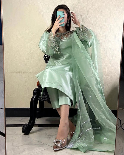ZIMMI CHOO SUITS | ORGANZA SUITS |PAKISTANI ORGANZA SUITS