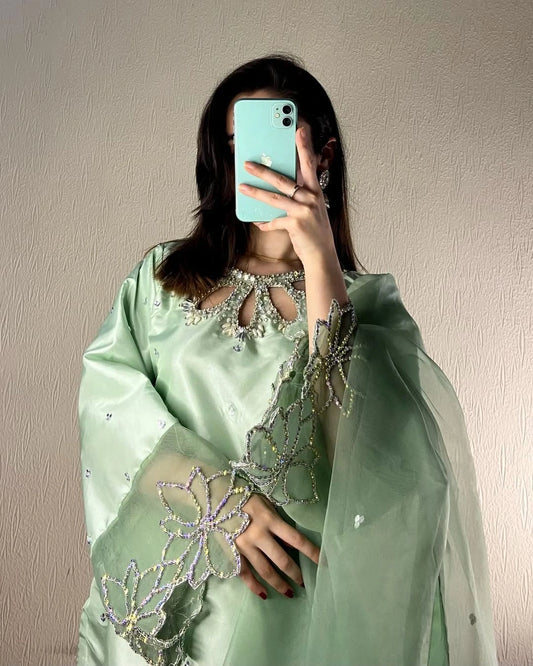 ZIMMI CHOO SUITS | ORGANZA SUITS |PAKISTANI ORGANZA SUITS